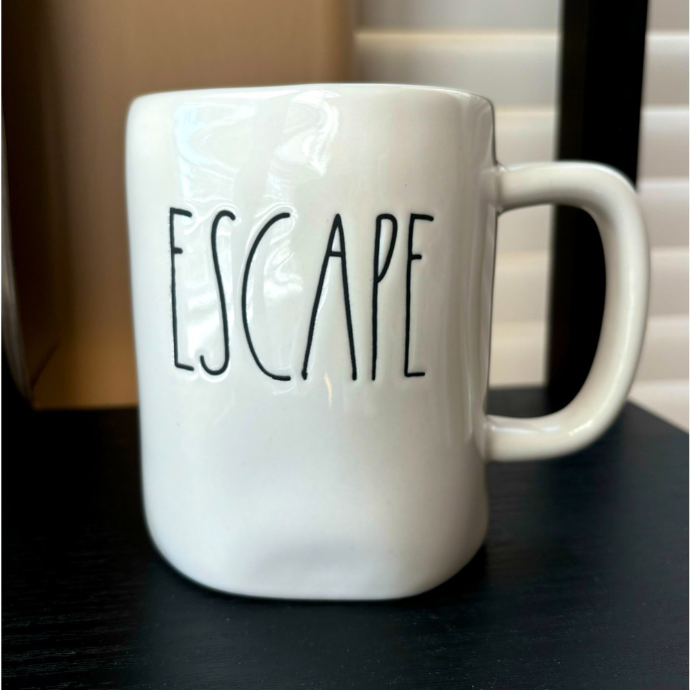 Rae Dunn ESCAPE Coffee Mug EUC